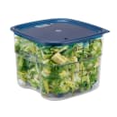 Cambro 12SFSPROCW135 12 qt FreshPro Square Food Storage Container - CamSquare®, Polycarbonate, Blue Graduation thumbnail 4