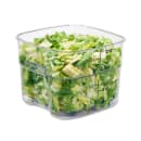 Cambro 12SFSPROCW135 12 qt FreshPro Square Food Storage Container - CamSquare®, Polycarbonate, Blue Graduation thumbnail 5