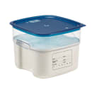 Cambro 12SFSPROCW135 12 qt FreshPro Square Food Storage Container - CamSquare®, Polycarbonate, Blue Graduation thumbnail 8