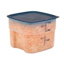 Cambro 12SFSPROPP190 12 qt FreshPro Square Food Storage Container - CamSquare®, Polypropylene, Translucent thumbnail 4