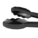 Cambro 12TGS110 12"L Plastic Utility Tongs, Black thumbnail 6