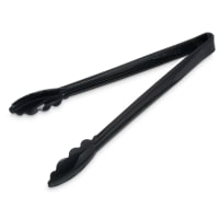 Cambro 12TGS110 12"L Plastic Utility Tongs, Black thumbnail 7