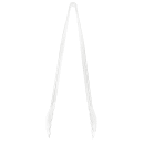 Cambro 12TGS135 12"L Plastic Utility Tongs, Clear thumbnail 2