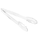 Cambro 12TGS135 12"L Plastic Utility Tongs, Clear thumbnail 3