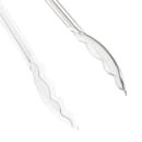 Cambro 12TGS135 12"L Plastic Utility Tongs, Clear thumbnail 4