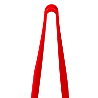 Cambro 12TGS148 12"L Plastic Utility Tongs, White thumbnail 4