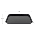 Cambro 1318MT110 Rectangular Market Display Tray - 12 5/8" x 17 3/4" x 11/16", Black thumbnail 2