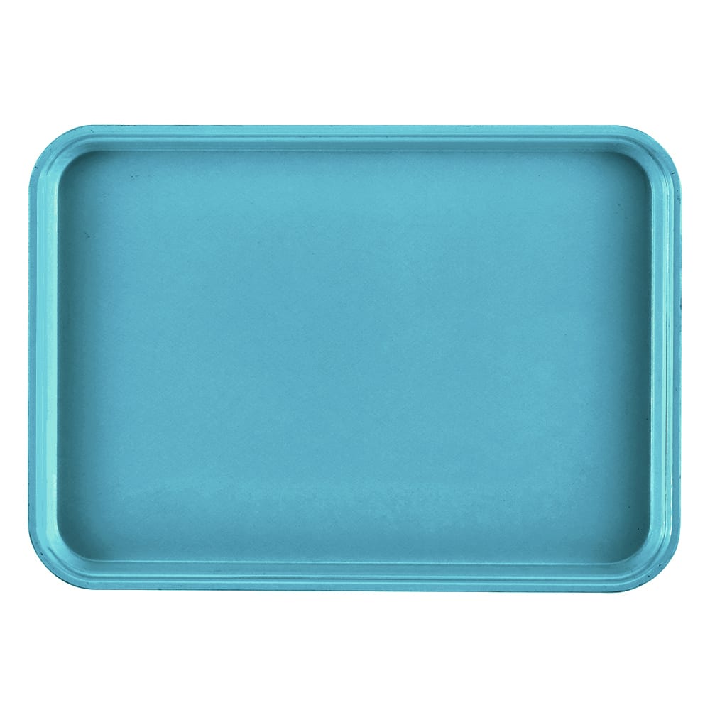 Cambro 1318MT140 Rectangular Market Display Tray - 12 5/8" x 17 3/4" x 11/16", Green