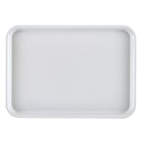 Cambro 1318MT145 Rectangular Market Display Tray - 12 5/8" x 17 3/4" x 11/16", Yellow thumbnail 2