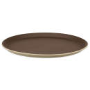 Cambro 1400TL138 13 49/50" Round Treadlite Tray, NonSkid, Fiberglass, Tavern Tan thumbnail 2