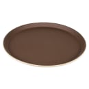 Cambro 1400TL138 13 49/50" Round Treadlite Tray, NonSkid, Fiberglass, Tavern Tan thumbnail 3