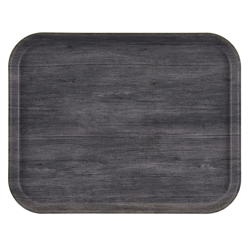 Cambro 1418DC815 Rectangular Serving Camtray - 14" x 18", Fiberglass, Charcoal Gray