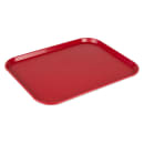 Cambro 1418FF416 Plastic Fast Food Tray - 17 3/4"L x 13 4/5"W, Cranberry thumbnail 3