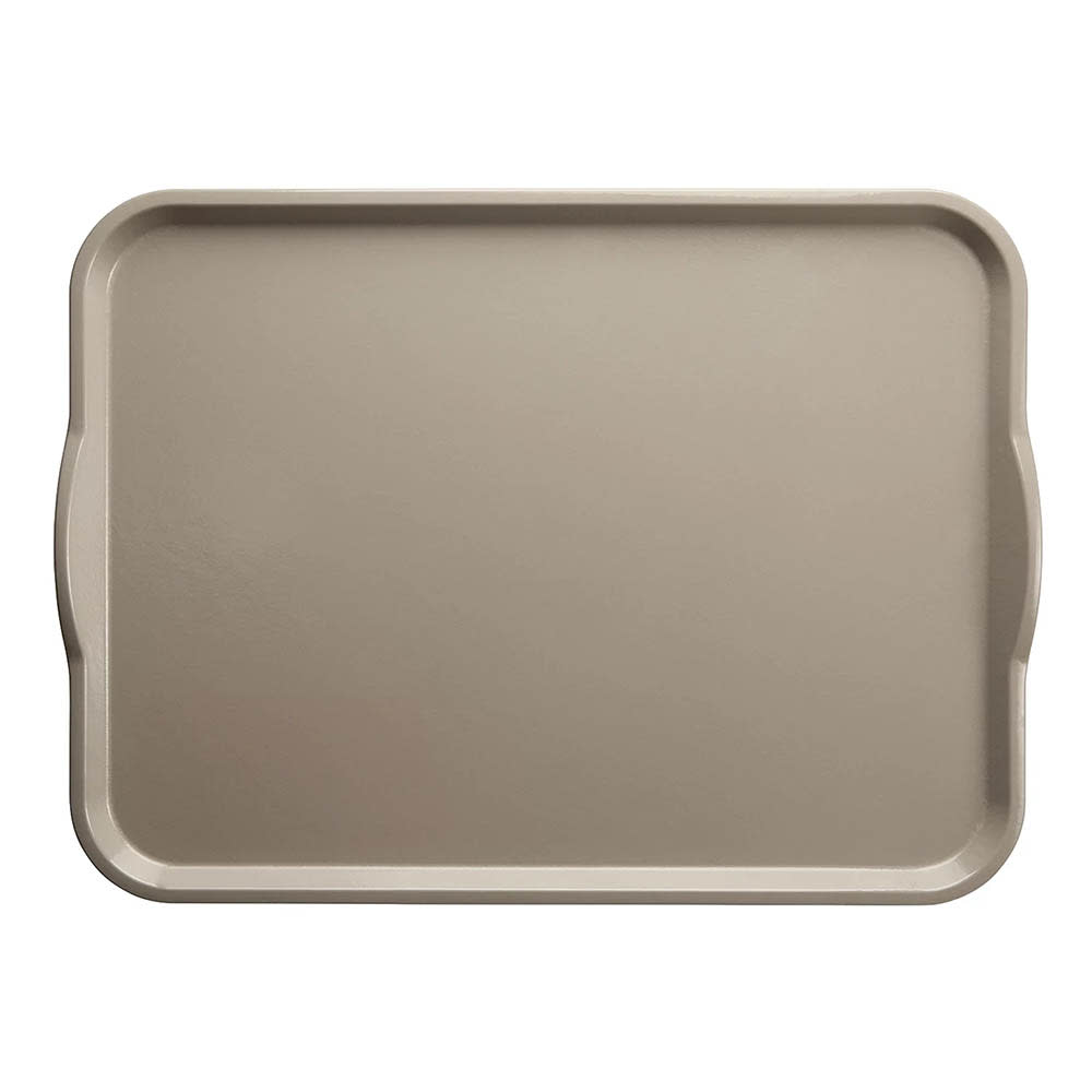 Cambro 1418H199 Rectangular Camtray® Dietary Tray - 14" x 18", Fiberglass, Taupe