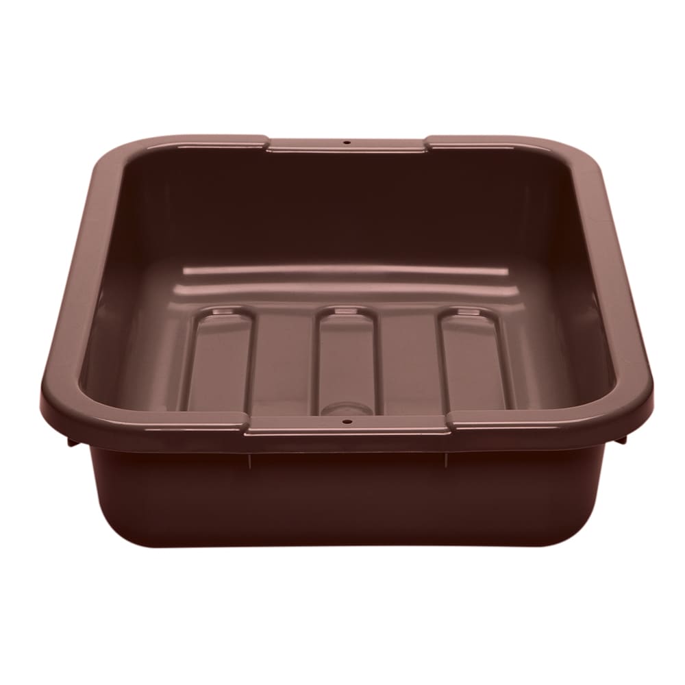Cambro 1520CBP131 Cambox® Bus Box - 15 3/10" x 19 9/10" x 4 9/10", Dark Brown