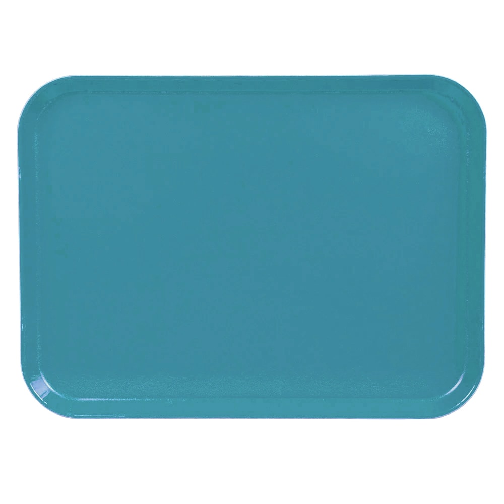 Cambro 1520CL674 Fiberglass Camlite® Cafeteria Tray - 20 1/4"L x 15"W, Steel Blue