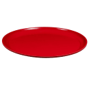 Cambro 1550510 16" Round Serving Camtray - Low-Profile, Fiberglass, Signal Red thumbnail 3