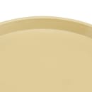 Cambro 1600537 16" Round Serving Camtray - Fiberglass, Cameo Yellow thumbnail 3