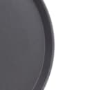 Cambro 1600CT110 16" Round Camtread Serving Tray - Fiberglass, Black Satin thumbnail 4