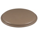 Cambro 1600CT138 16" Round Camtread Serving Tray - Fiberglass, Tavern Tan thumbnail 4