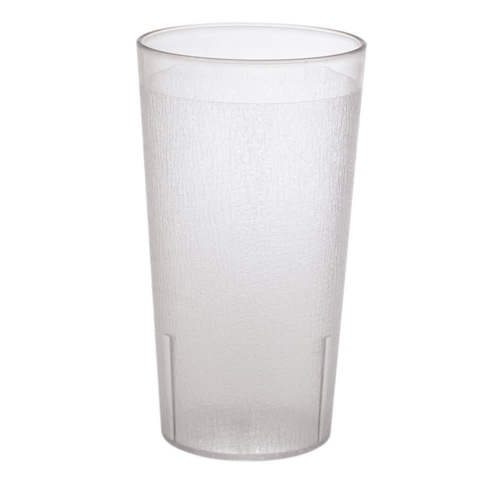 Cambro 1600P152 16 2/5 oz Clear Textured Plastic Tumbler