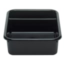 Cambro 1621CBP110 Cambox® Bus Box w/ (2) Compartments - 15 3/5" x 20 1/2" x 4 4/5", Black thumbnail 2