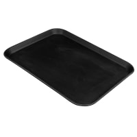 Cambro 1622CT138 Rectangular Camtread Serving Tray - 16x22", Fiberglass, Tavern Tan thumbnail 2