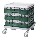 Cambro 16S318119 Camrack® Glass Rack w/ (16) Compartments - (1) Gray Extender, Sherwood Green thumbnail 2