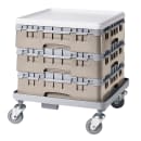 Cambro 16S318184 Camrack® Glass Rack w/ (16) Compartments - (1) Gray Extender, Beige thumbnail 2