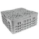 Cambro 16S638151 Camrack® Glass Rack w/ (16) Compartments - (3) Gray Extenders, Soft Gray thumbnail 4