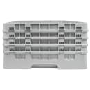 Cambro 16S800151 Camrack® Glass Rack w/ (16) Compartments - (4) Gray Extenders, Soft Gray thumbnail 2