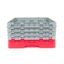 Cambro 16S800416 Camrack® Glass Rack w/ (16) Compartments - (4) Gray Extenders, Cranberry thumbnail 2