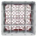 Cambro 16S958163 Camrack® Glass Rack w/ (16) Compartments - (5) Gray Extenders, Red thumbnail 3