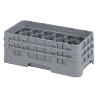 Cambro 17HS434167 Camrack Glass Rack - (2)Extenders, 17 Compartment, Brown thumbnail 4
