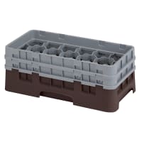 Cambro 17HS434416 Camrack Glass Rack - (2)Extenders, 17 Compartment, Cranberry thumbnail 2