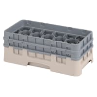 Cambro 17HS434416 Camrack Glass Rack - (2)Extenders, 17 Compartment, Cranberry thumbnail 3