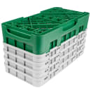 Cambro 17HS800119 Camrack Glass Rack - (4)Extenders, 17 Compartment, Sherwood Green thumbnail 5