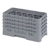 Cambro 17HS800186 Camrack Glass Rack - (4)Extenders, 17 Compartment, Navy Blue thumbnail 5