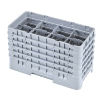 Cambro 17HS958186 Camrack Glass Rack - (5)Extenders, 17 Compartment, Navy Blue thumbnail 2
