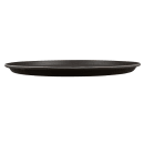 Cambro 1800CT110 18" Round Camtread Serving Tray - Fiberglass, Black Satin thumbnail 2