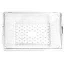 Cambro 18268CLRCW135 Camwear Colander - Full Size, 8"D, Clear thumbnail 3