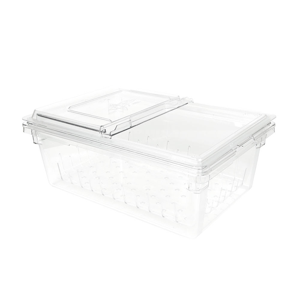 Cambro 18268CLRKIT135 Camwear Colander/Storage Box Kit - Full Size, 8"D Clear
