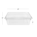 Cambro 18269CW135 13 gal Camwear Food Storage Container - Clear thumbnail 2