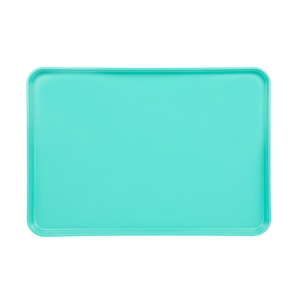Cambro 1826MT140 Rectangular Market Display Tray - 17 13/16" x 25 11/16" x 11/16", Green