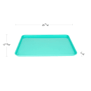 Cambro 1826MT140 Rectangular Market Display Tray - 17 13/16" x 25 11/16" x 11/16", Green thumbnail 2