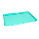 Cambro 1826MT140 Rectangular Market Display Tray - 17 13/16" x 25 11/16" x 11/16", Green thumbnail 3