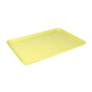 Cambro 1826MT145 Rectangular Market Display Tray - 17 13/16" x 25 11/16" x 11/16", Yellow thumbnail 3