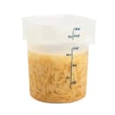 Cambro 18RFSPROPP190 18 qt CamRound® FreshPro Round Storage Container - Polypropylene, Translucent thumbnail 6