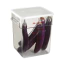 Cambro 18SFSCW135 18 qt Square Food Storage Container - CamSquare®, Polycarbonate, Clear thumbnail 3