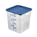 Cambro 18SFSP148 18 qt Square Food Storage Container - CamSquare®, Polyethylene, Natural White thumbnail 4